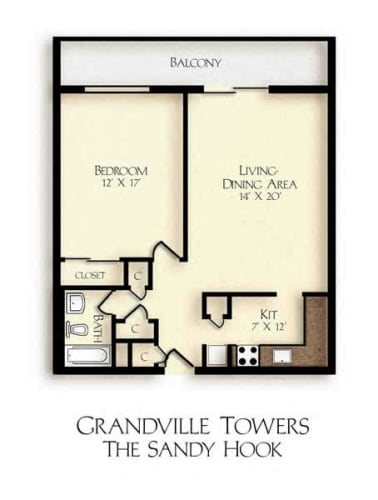Floor Plan  Sandy Hook 1