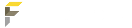 A graphic with a white background and a blue and brown design on the left side.