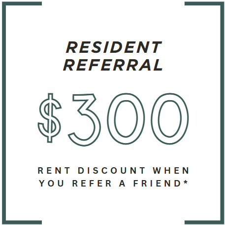 a 50 rental discount when you refer a friend to a registrar referral logo