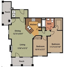  Floor Plan 2x1 C