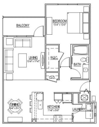Alberta - 1 Bed/1 Bath - 965 Sq Ft