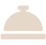 A white object with a rounded top and a flat base.