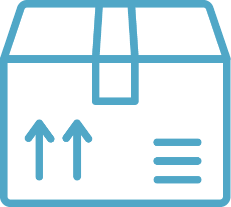 a picture of a box with three arrows coming out of it