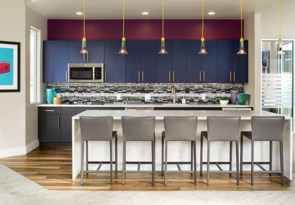 Highline at Cherry Creek Clubhouse Kitchen