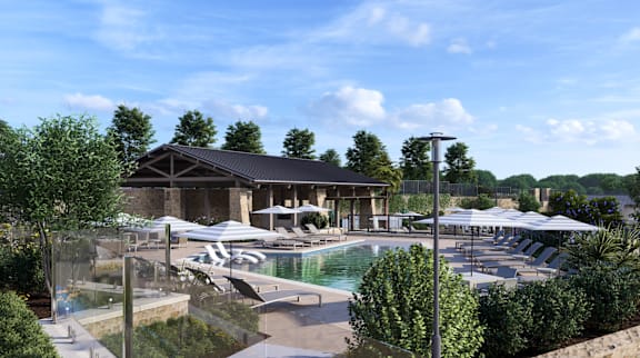 a view of the pool at the springs resort and spa