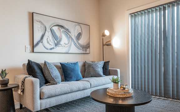 Classic Living Room at Vista Apartments at Edgemont, Alberta, T6M 1J4