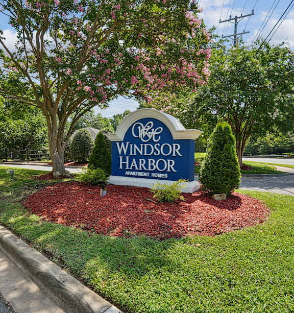 Property Sign at Windsor Harbor Apartments, Charlotte, 28215