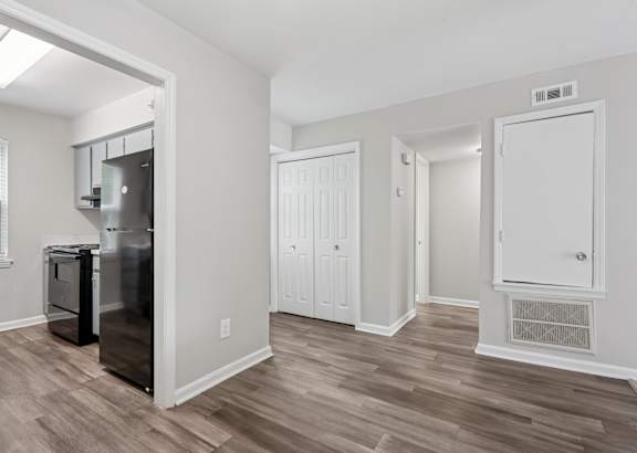 Kitchen Area at The Highlands Apartments, Charlotte, North Carolina