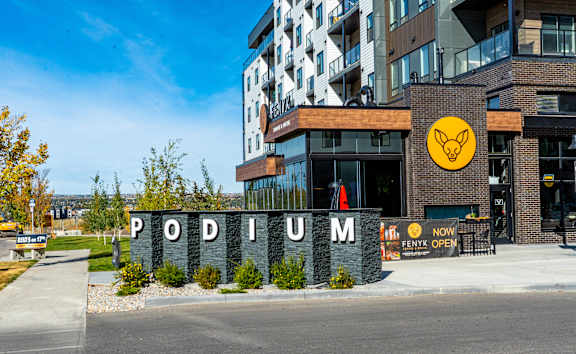 Parking Lot at Vista Apartments at Edgemont, Edmonton, AB