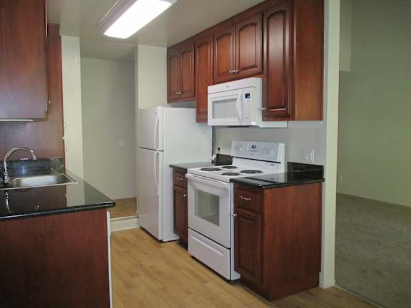 Kitchen with Granite Counters