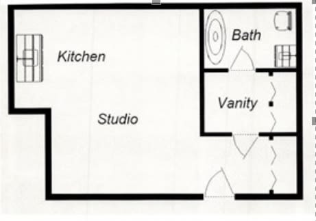 214 Place floor plan, Loring Park, Minneapolis, Minnesota