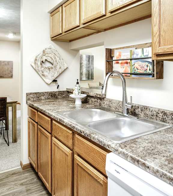 Kitchen Sink With Faucet at The Pointe, Nebraska, 68128