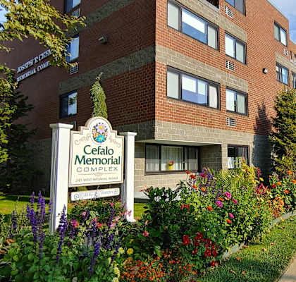 Building Exterior at Cefalo Memorial Complex, Melrose, MA