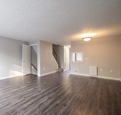 Renovated Living Room Area at Willowbrooke Apartments, Brockport, New York