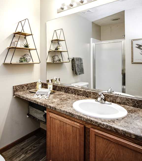 Bathroom at The Pointe, LaVista, Nebraska