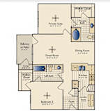Heath Floor Plan | 1,088 Sq. Ft. at Madison on the Meadow, Stafford, TX