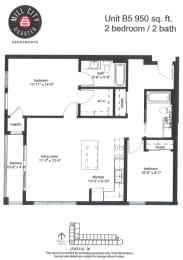 Mill City Quarter Floorplan, Minneapolis, Minnesota