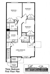  Floor Plan 3 Bedrooms