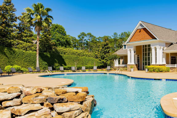 Pool Fountain at Stone Ridge Apartment Homes, Mobile, AL