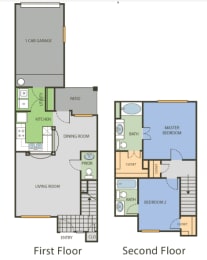 two bedroom townhomes in san antonio