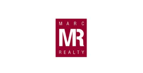the logo formar mr realty on a black background