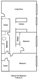 Van Dyke Apartments floorplan, St. Paul, Minnesota