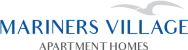the logo for warriors villa apartments with a white eagle on a black background