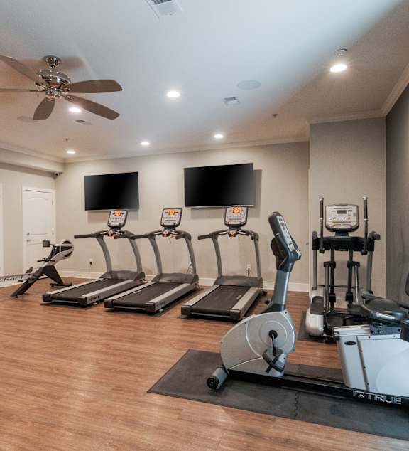 BBQ stations at Prairie Pines Townhomes, Kansas
