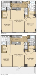 2 bedroom apartments with outdoor terrace  washington DC
