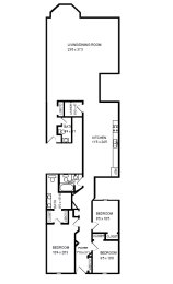  Floor Plan Three Bedroom