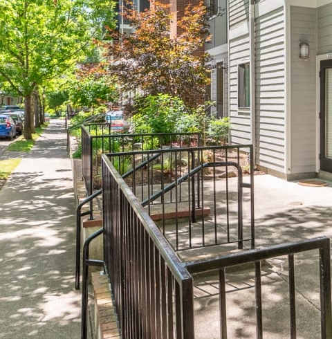 Balcony at Fairview Village Apartments, Fairview, 97024