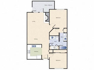 Keelers Corner Apartments Pine B Floor Plan