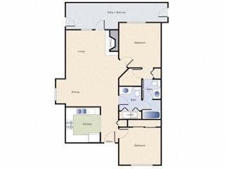Keelers Corner Apartments Pine C Floor Plan