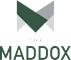 The image shows a logo with the words at The Maddox Apartments, Arkansas