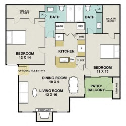 Floor Plan Desert Oak