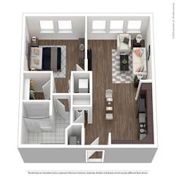 Floor Plan 1 Bedroom