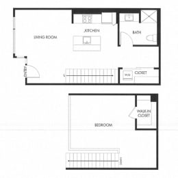  Floor Plan Loft B