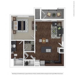  Floor Plan Walnut
