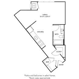  Floor Plan Studio F
