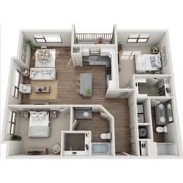 Aberdeen Floor Plan at Berewick Pointe, Charlotte, 28278