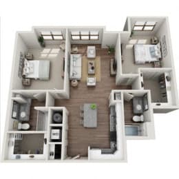 Fife Floor Plan at Berewick Pointe, Charlotte, NC