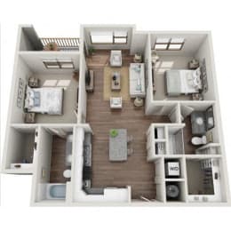 Wishaw Floor Plan at Berewick Pointe, Charlotte, NC, 28278