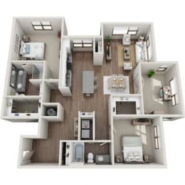 Zermatt Floor Plan at Berewick Pointe, Charlotte, North Carolina