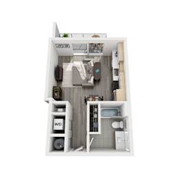 Floor Plan Studio A