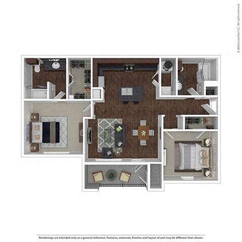 2 Bed 2 Bath Apartment in Sherman Texas