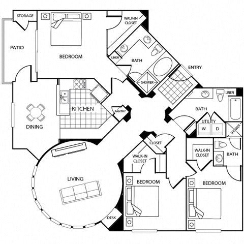 Floor Plan  Santa Rosa