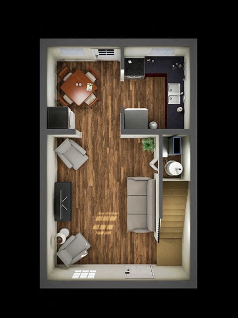 Floor Plan  HW-1BR-1BA-first-floor_