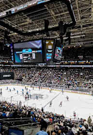A hockey game at Barbara Worth Apartments, Salt Lake City