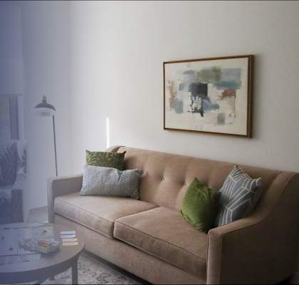 Living Area at 20 Stephenson Aman at Clarendon Hill, Somerville, MA, 02144