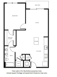 Floor Plan at Morningside Atlanta by Windsor, Georgia, 30324